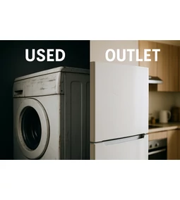 Outlet háztartási gép = használt gép? Spoiler: nem!