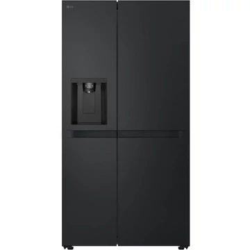 LG Side-by-Side hűtőgép fagyasztóval GSLC41EPPE, 179 cm, fekete