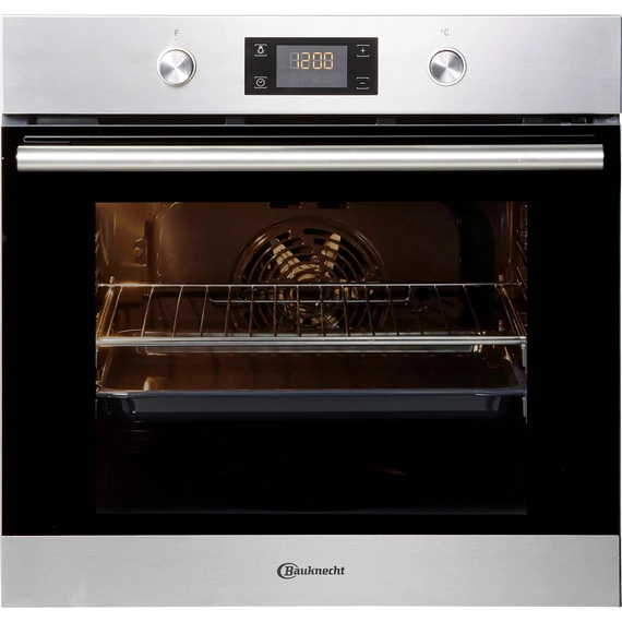 BAUKNECHT beépíthető sütő BAR2 KP8V2 IN, pirolitikus, A+, 59,5 cm, rozsdamentes acél
