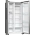 GORENJE Side-by-Side hűtőgép fagyasztóval NRR 9185 EAXL, 178,6 cm, ezüst
