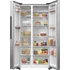 GORENJE Side-by-Side hűtőgép fagyasztóval NRR 9185 EAXL, 178,6 cm, ezüst