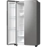 GORENJE Side-by-Side hűtőgép fagyasztóval NRR 9185 EAXL, 178,6 cm, ezüst
