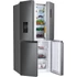 HANSEATIC Multi Door HCDC18080CWDI, 180 cm, rozsdamentes acél