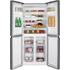 HANSEATIC Multi Door HCDD18080EI, 180 cm, rozsdamentes acél