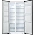 HISENSE Side-by-Side hűtőgép fagyasztóval MS91518FC, 178,6 cm, fekete