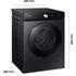 SAMSUNG mosógép WW11BB704AGB, 11 kg, fekete