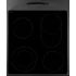 AMICA elektromos tűzhely SHC11503SM, 50 cm, fekete